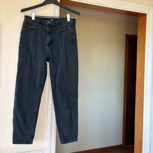 Gap Black “Mom Jeans”